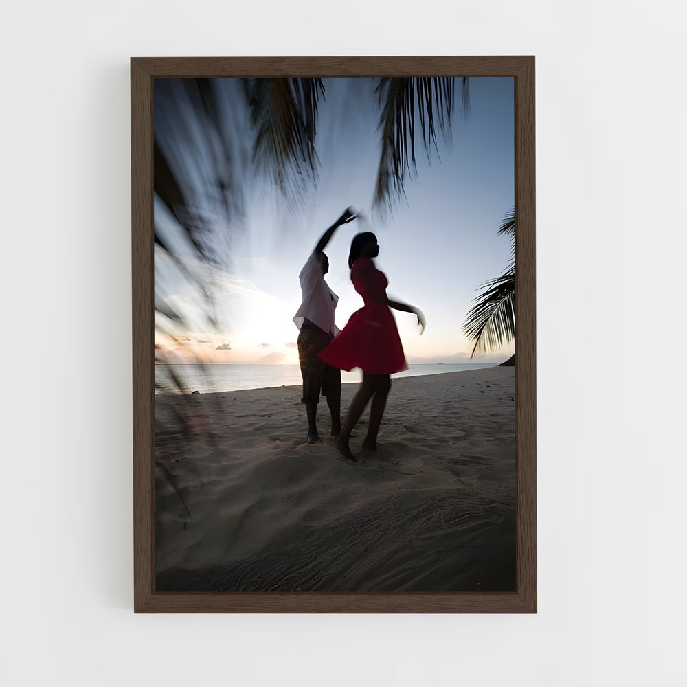 Poster Danse au Coucher de Soleil (vue 5)